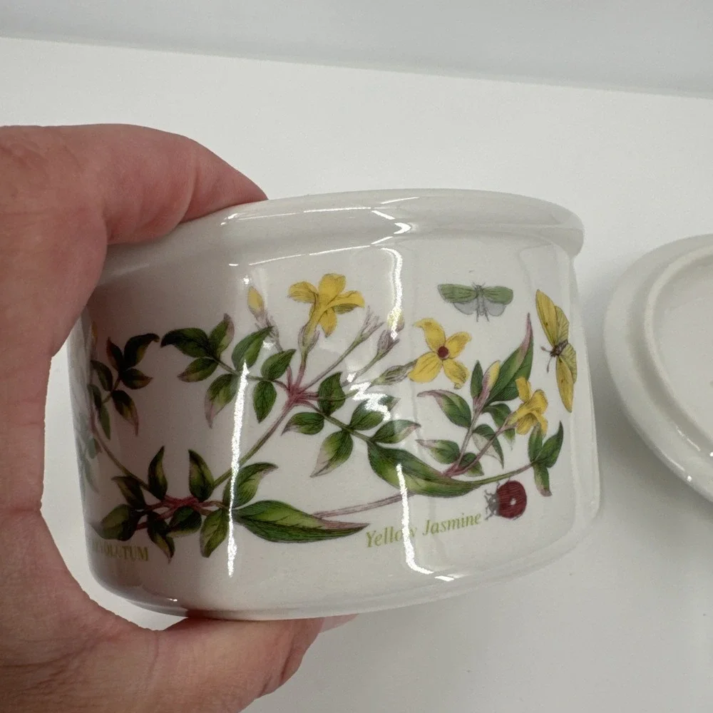 Portmeirion Botanic Garden‎ Yellow Jasmine Individual Casserole with Lid 5